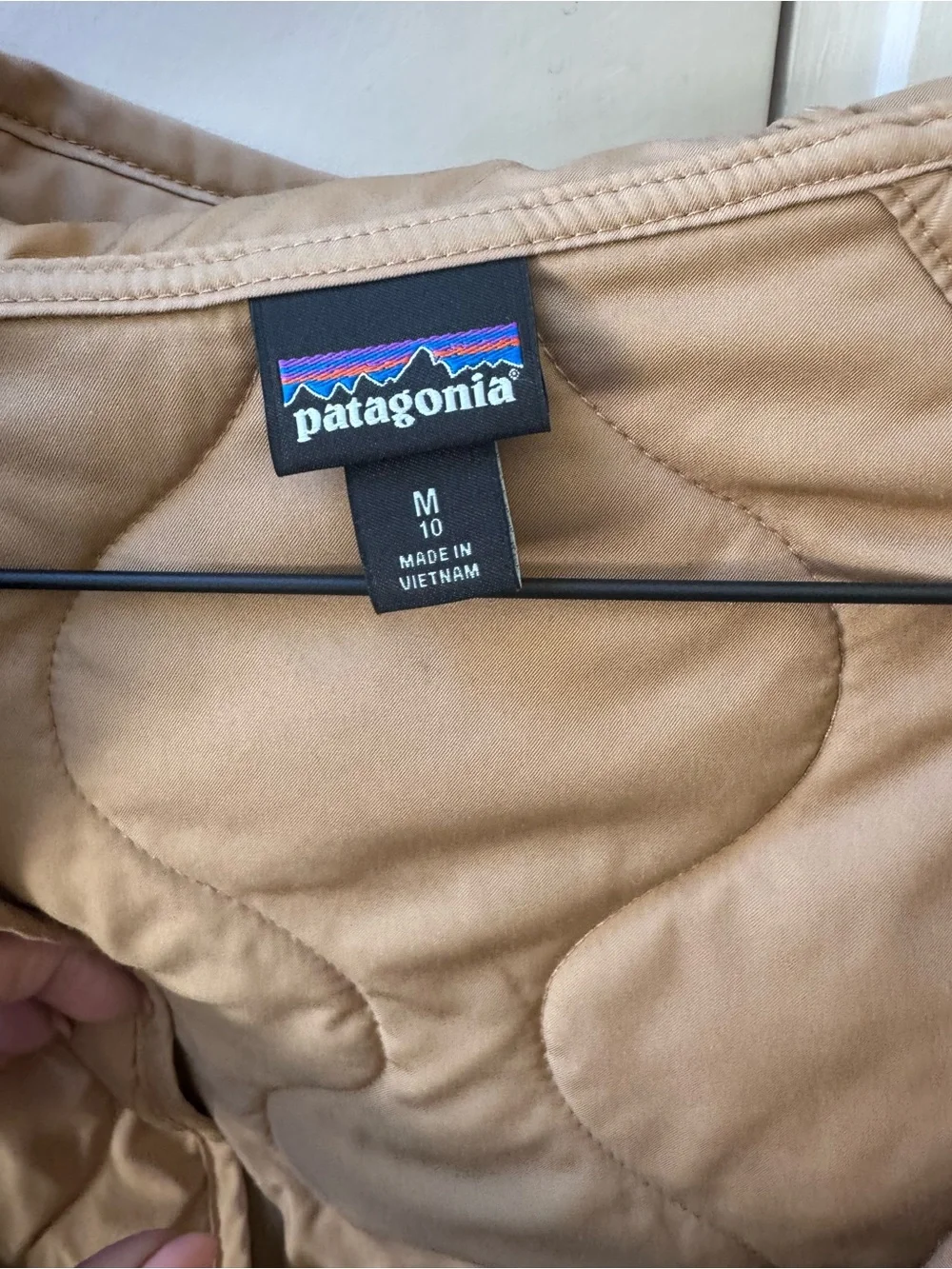 Patagonia Kids' Quilted Puffer Jacket - Tan size M or 10
